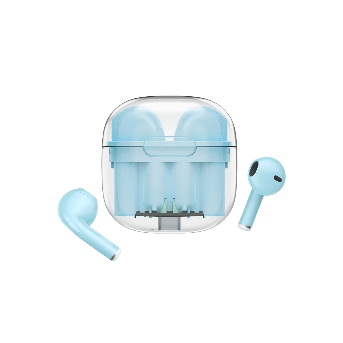 Newface LS-09 Bluetooth 5.3 TWS Kablosuz Airpods Kulaklık - Mavi