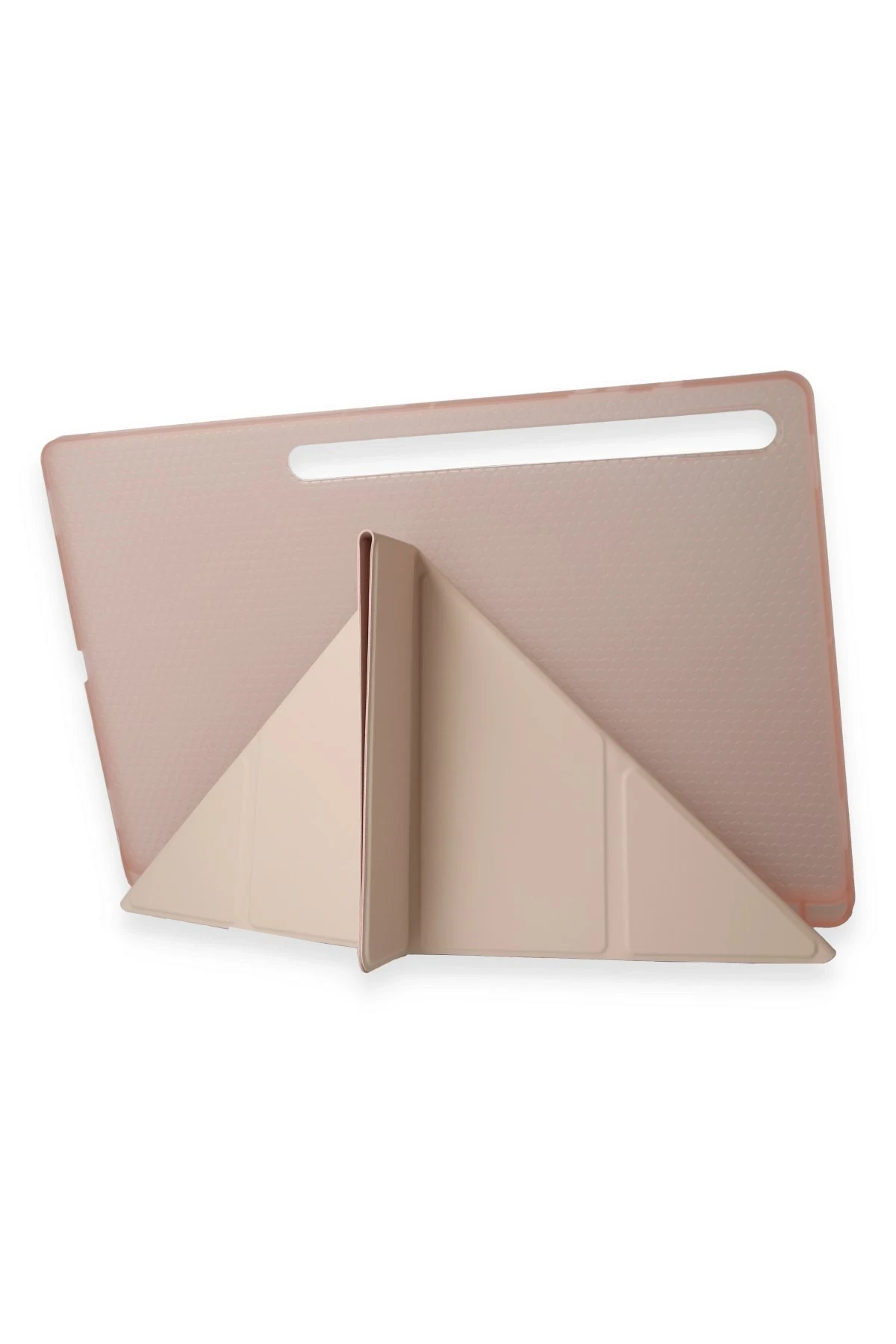 Newface Samsung Galaxy Tab A9 Kılıf Kalemlikli Mars Tablet Kılıfı - Rose Gold — görsel 3