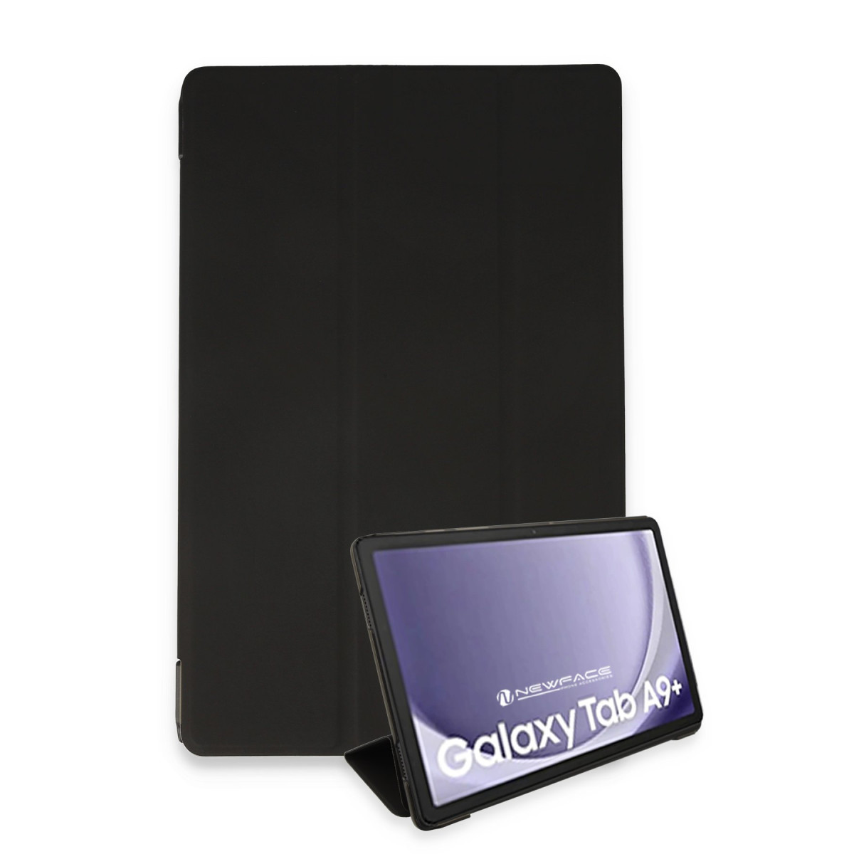 Newface Samsung Galaxy Tab A9 Plus Kılıf Tablet Smart Kılıf - Siyah — görsel 3