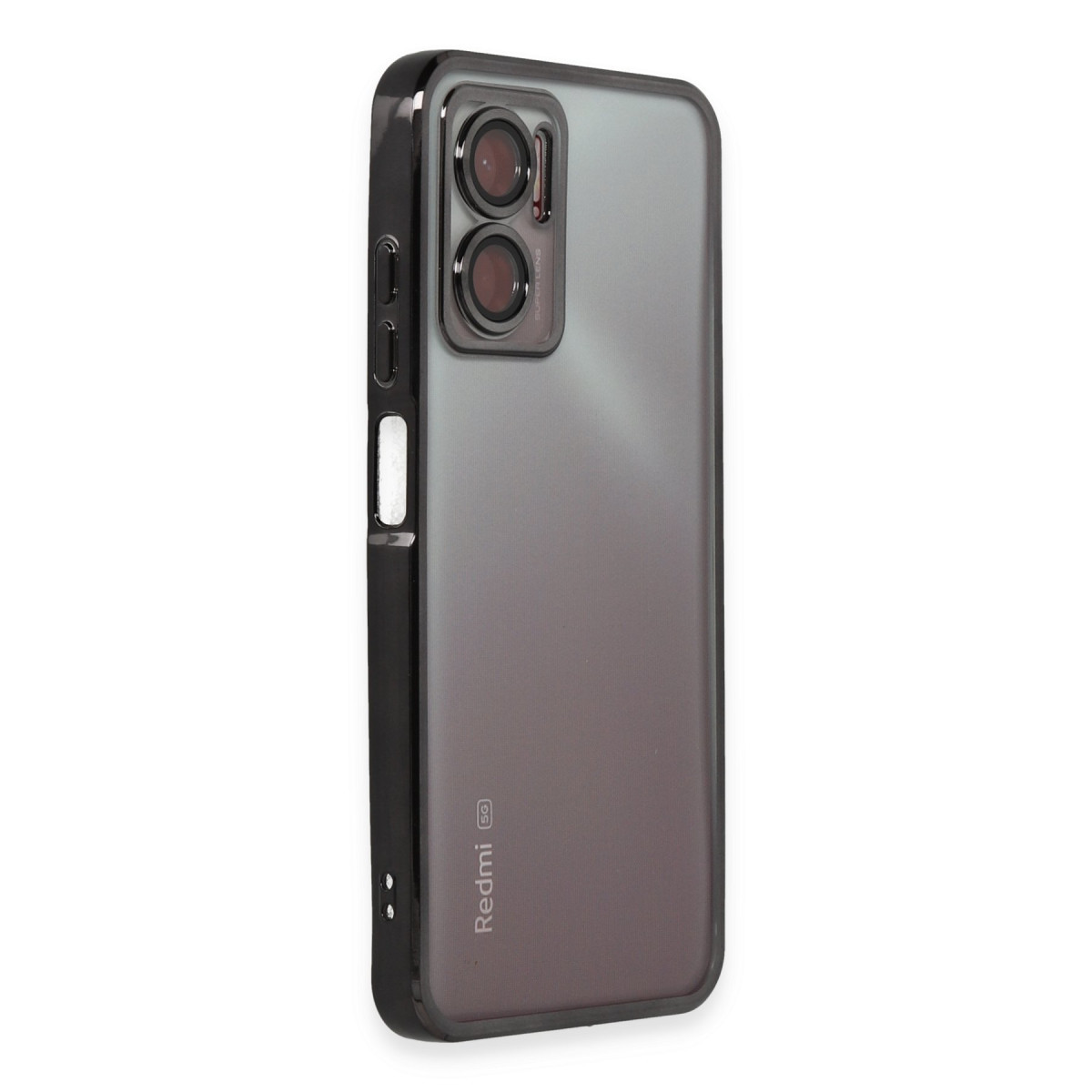 Newface Xiaomi Redmi Note 11E Kılıf Razer Lensli Silikon - Siyah — görsel 10