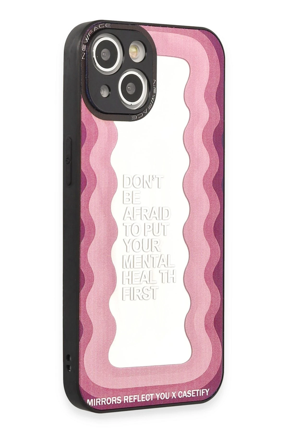 Newface Apple iPhone 15 Kılıf Mirror Desenli Kapak - Mirror - 11