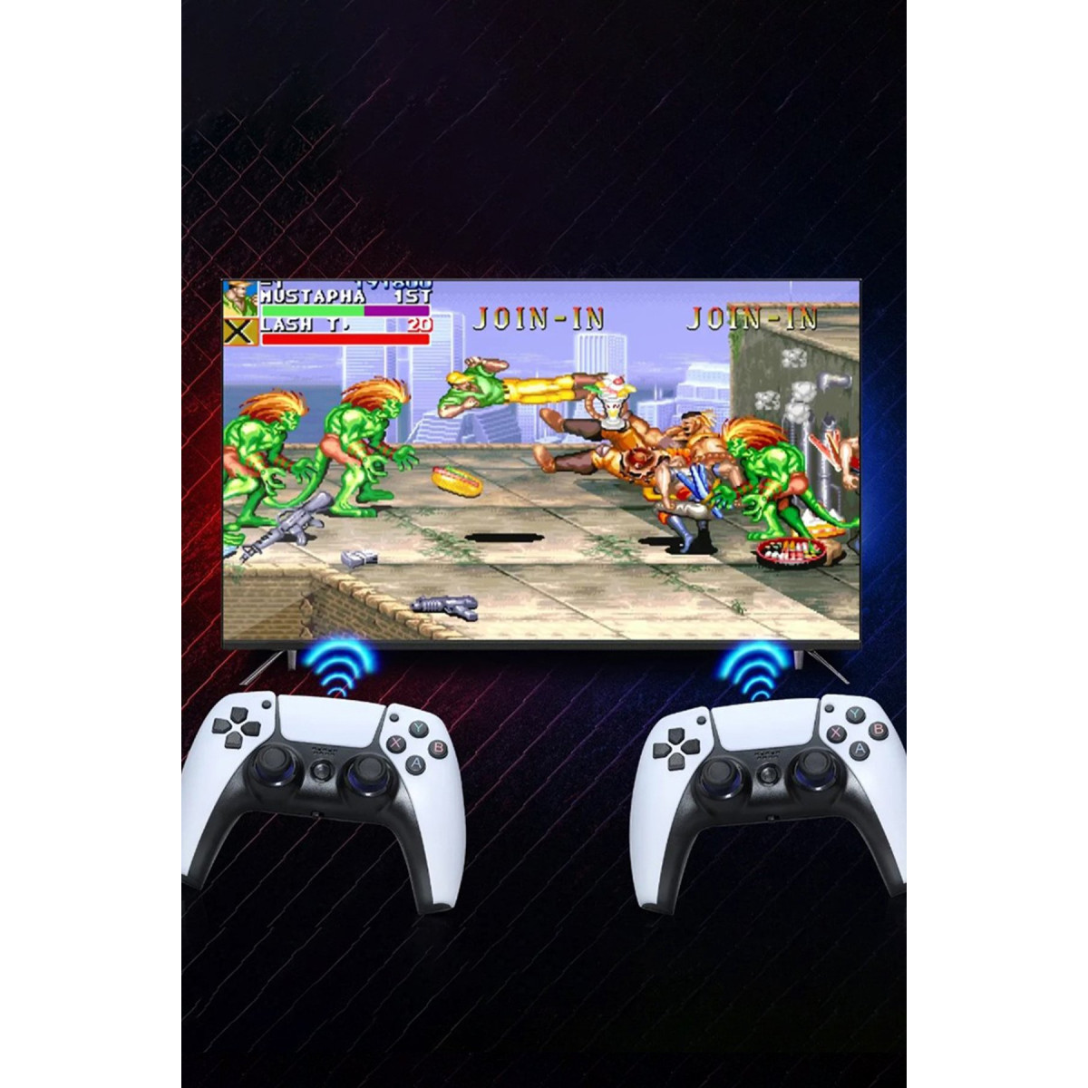 Newface Y5 64GB Android Dual Pad 4K Game Stick - Beyaz — görsel 9