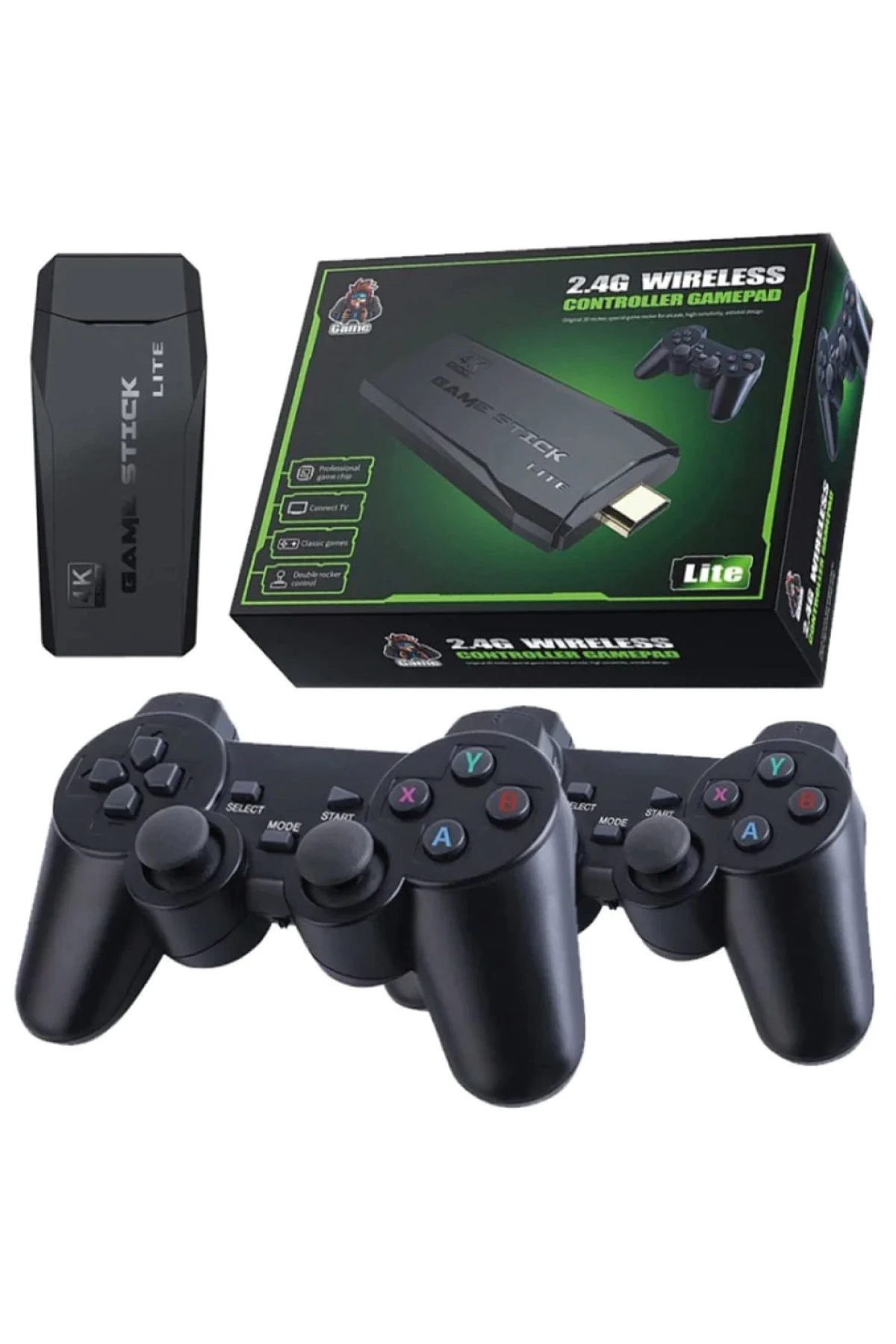 Newface M8 64GB Dual Pad 4K Game Stick - Siyah