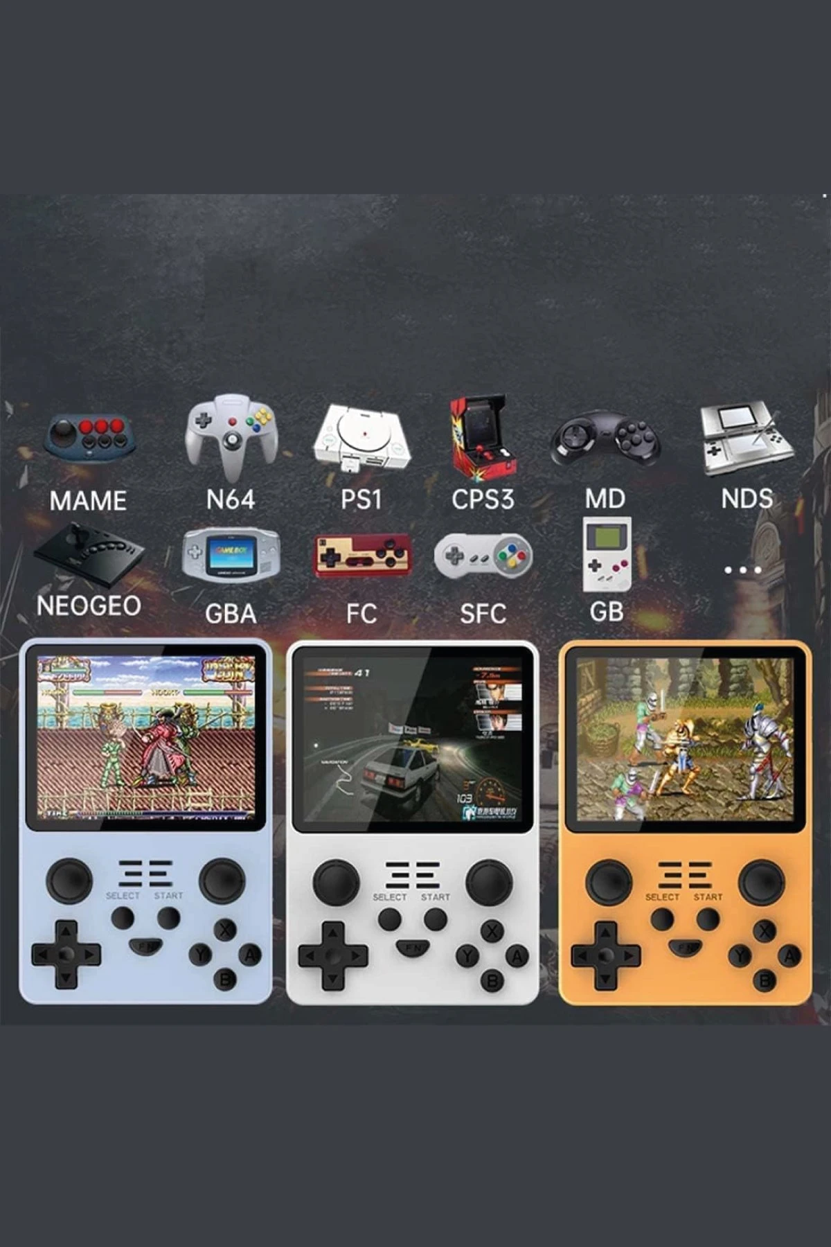 Newface POWKIDDY RGB20S Retro Gamepad - Siyah — görsel 3