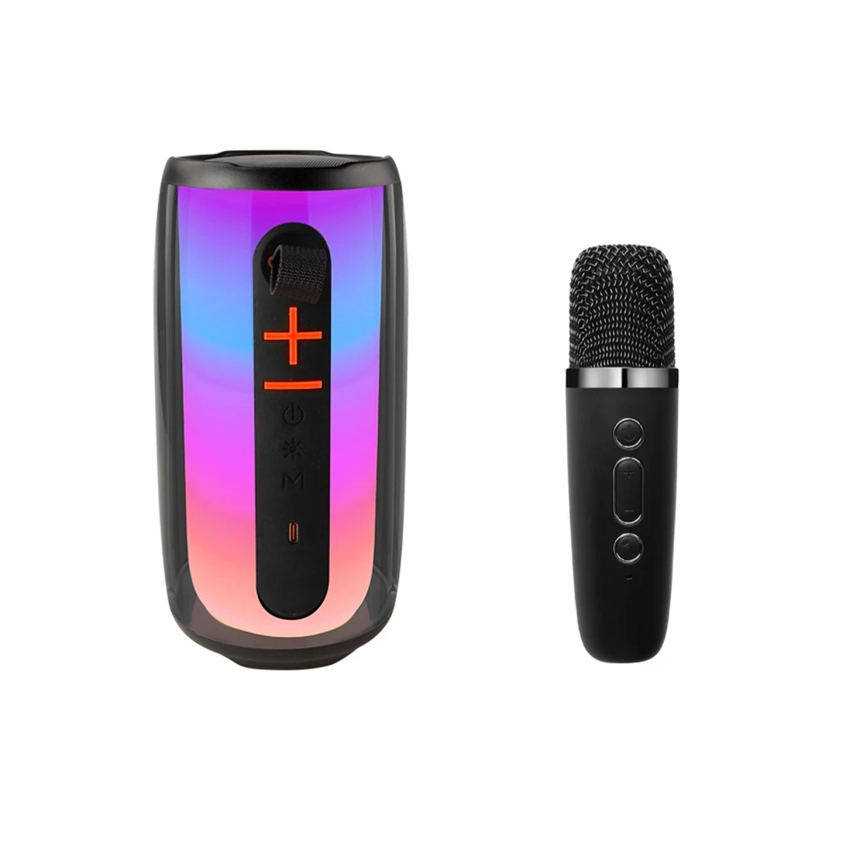 Newface Pluse 6 Mikrofonlu RGB Kablosuz Hoparlör - Siyah — görsel 6