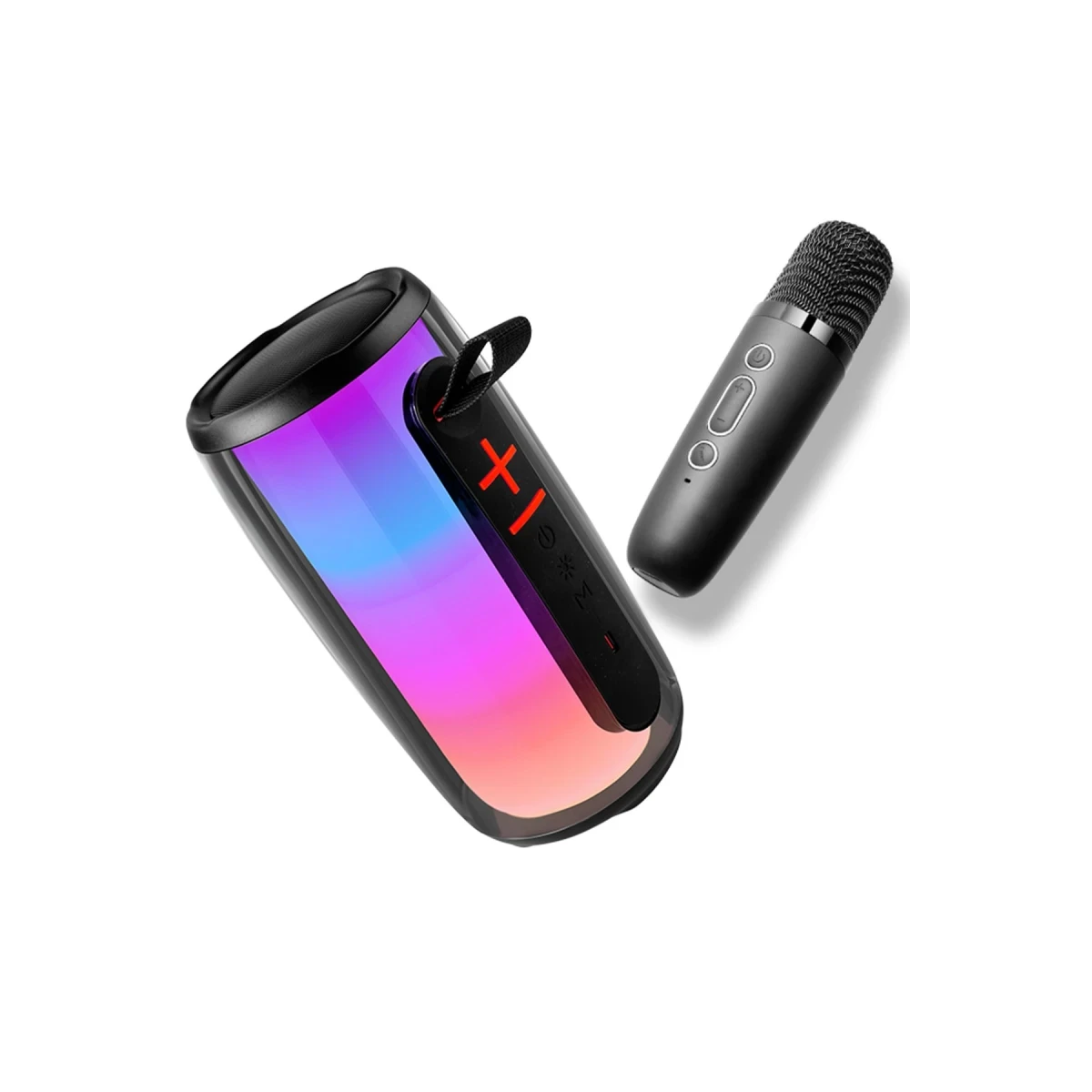 Newface Pluse 6 Mikrofonlu RGB Kablosuz Hoparlör - Siyah — görsel 7