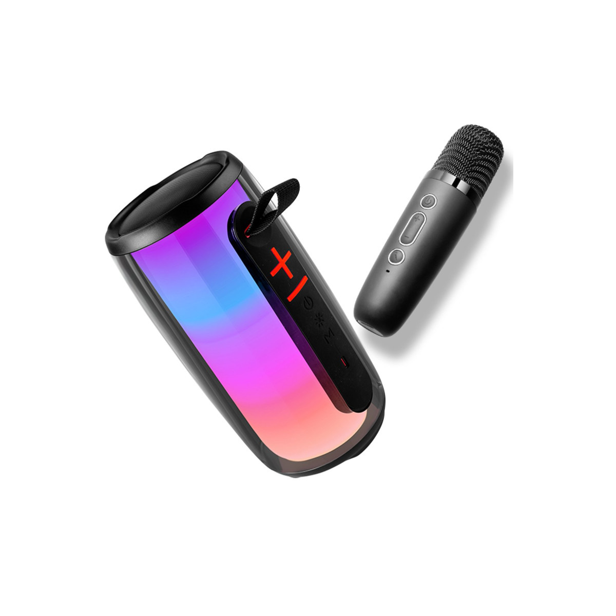 Newface Pluse 6 Mikrofonlu RGB Kablosuz Hoparlör - Siyah — görsel 12