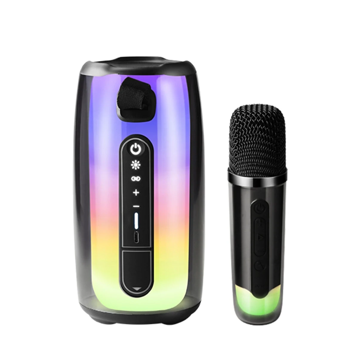 Newface Pluse 7 Mikrofonlu RGB Kablosuz Hoparlör - Siyah — görsel 5