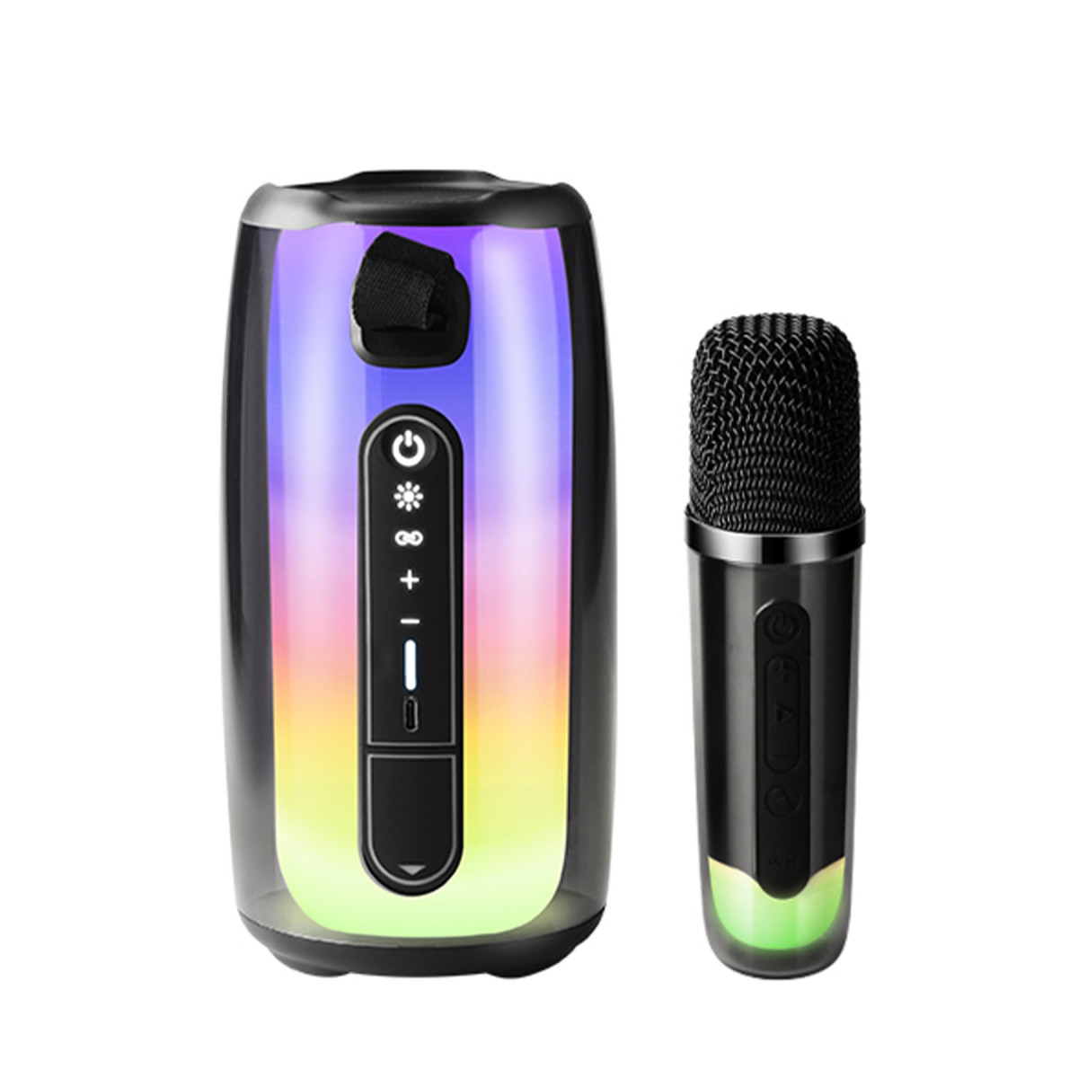 Newface Pluse 7 Mikrofonlu RGB Kablosuz Hoparlör - Siyah — görsel 9