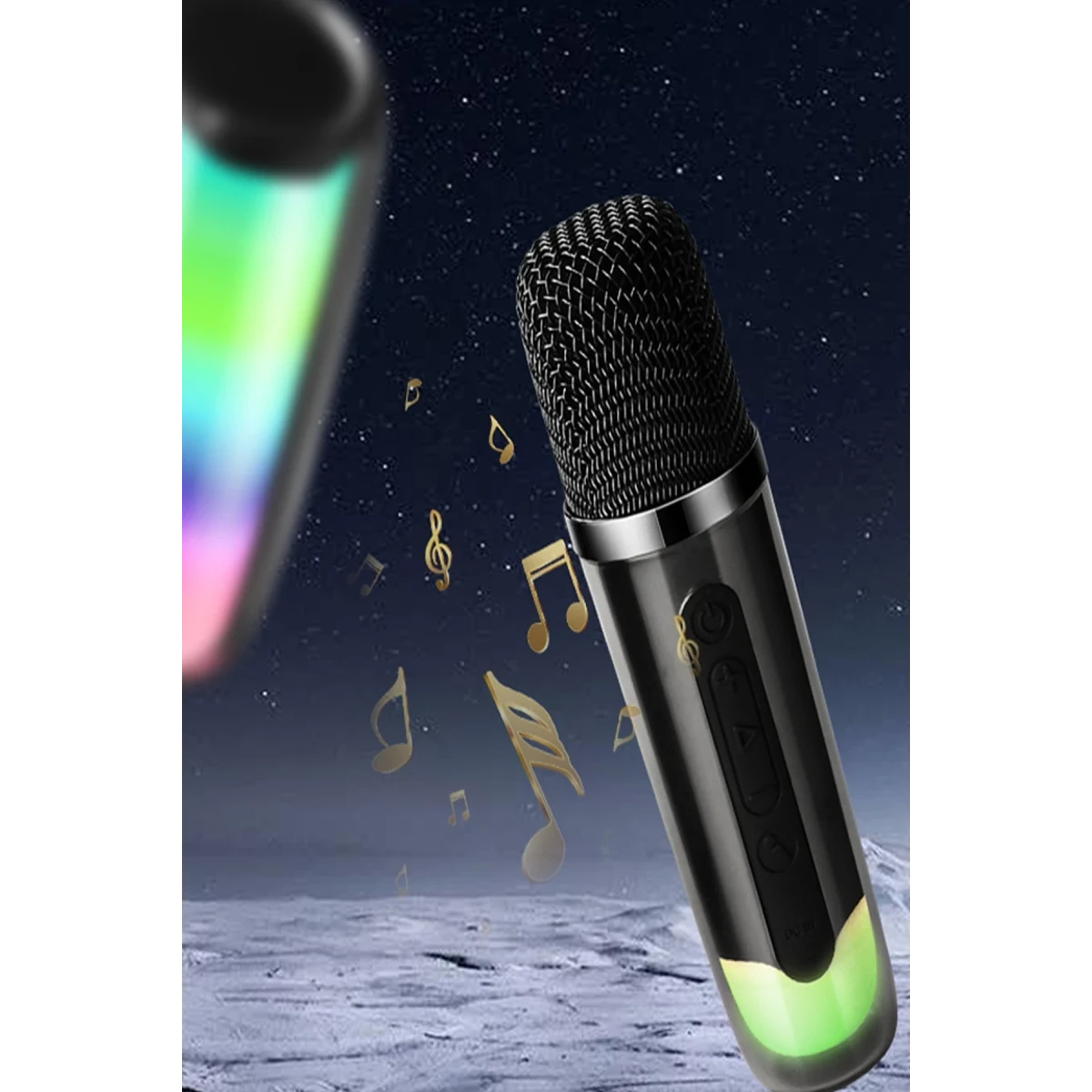 Newface Pluse 7 Mikrofonlu RGB Kablosuz Hoparlör - Siyah — görsel 6