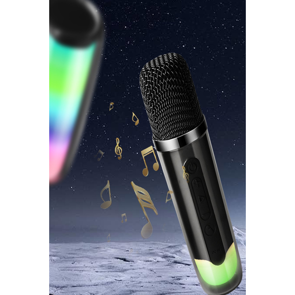 Newface Pluse 7 Mikrofonlu RGB Kablosuz Hoparlör - Siyah — görsel 10