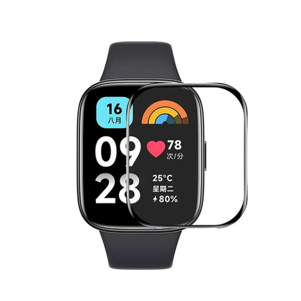 Newface Xiaomi Redmi Watch 3 Active Polymer Nano Ekran Koruyucu - Şeffaf — görsel 3