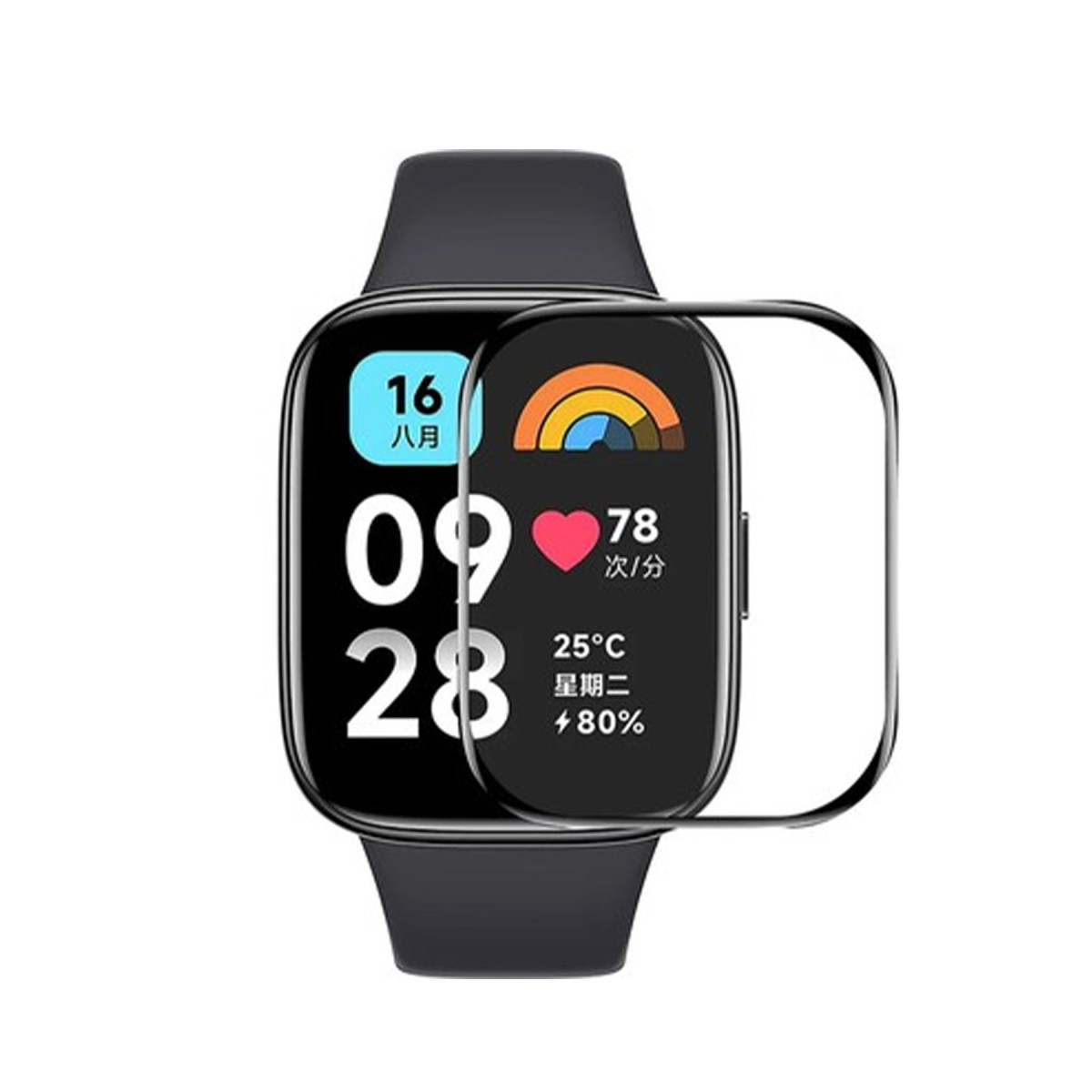 Newface Xiaomi Redmi Watch 3 Active Polymer Nano Ekran Koruyucu - Şeffaf — görsel 5