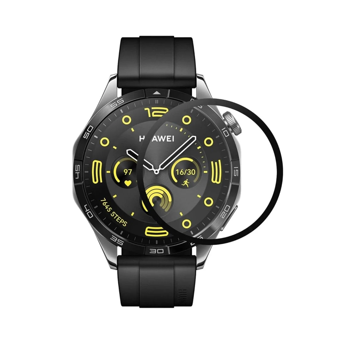 Newface Huawei GT4 41mm 18mm Polymer Nano Ekran Koruyucu - Şeffaf — görsel 3