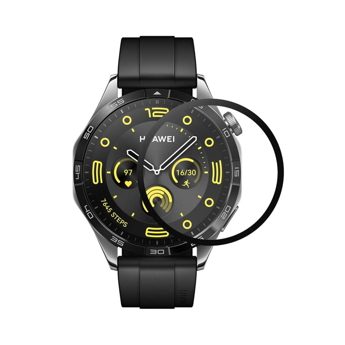 Newface Huawei GT4 46mm 22mm Polymer Nano Ekran Koruyucu - Şeffaf — görsel 5