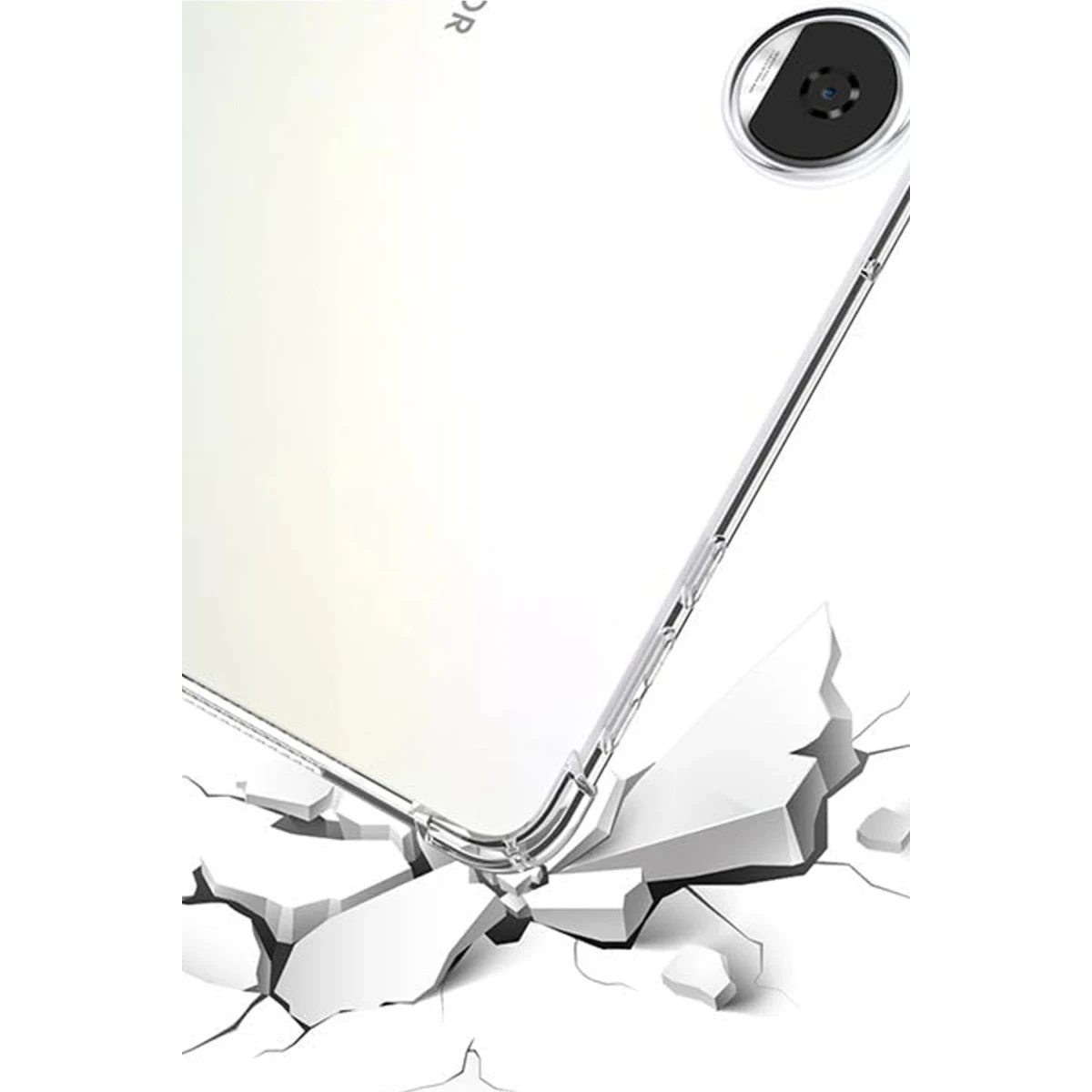 Newface Huawei Honor Pad 9 Kılıf Anti Shock Tablet Silikon - Şeffaf — görsel 6
