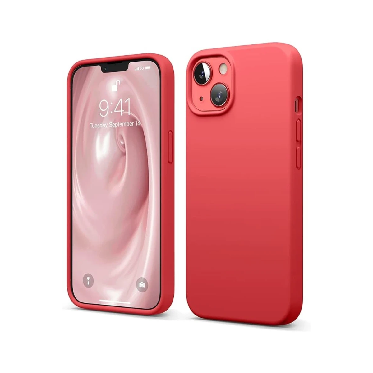Newface Apple iPhone 14 Kılıf First Silikon - Kırmızı — görsel 2