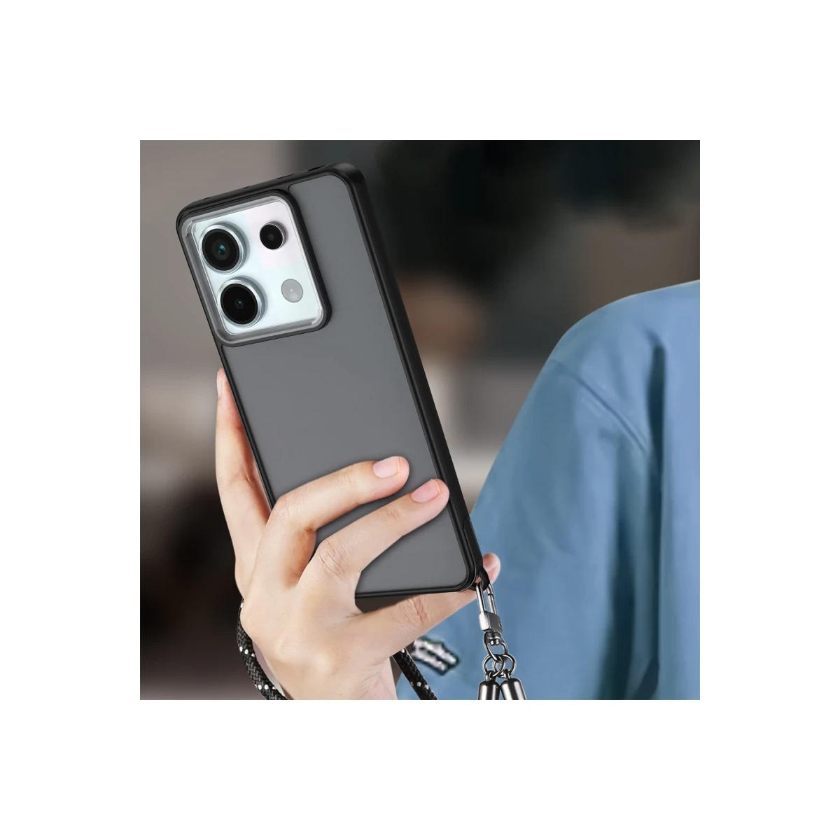 Newface Xiaomi Redmi Note 13 Pro 5G Kılıf Elegant Kapak - Siyah — görsel 6