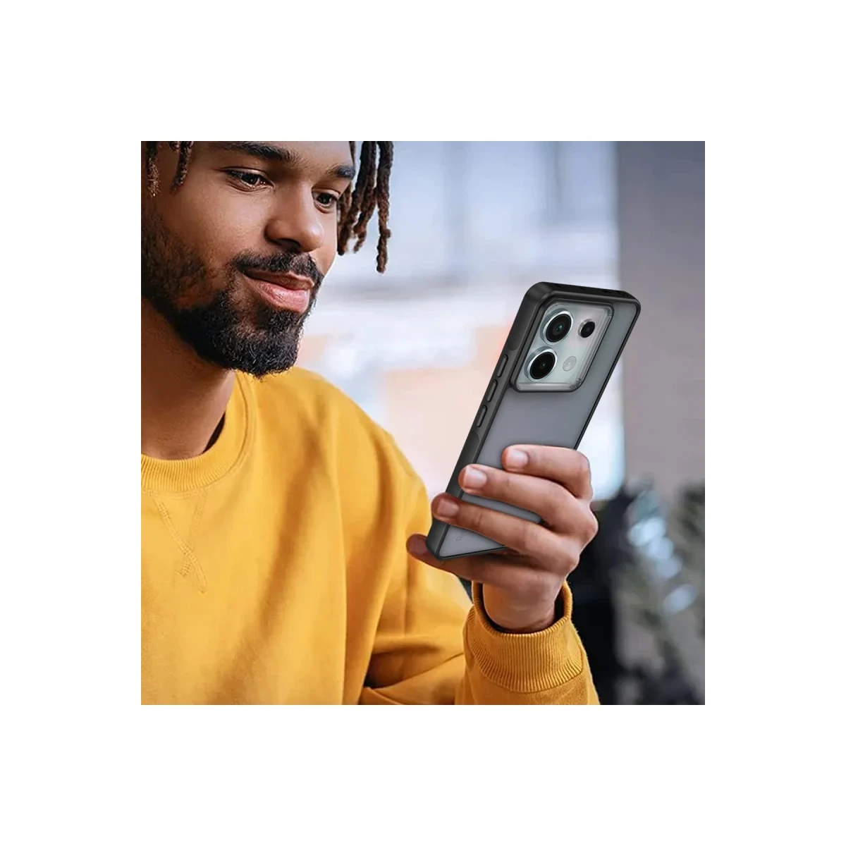 Newface Xiaomi Redmi Note 13 Pro 5G Kılıf Elegant Kapak - Siyah — görsel 7