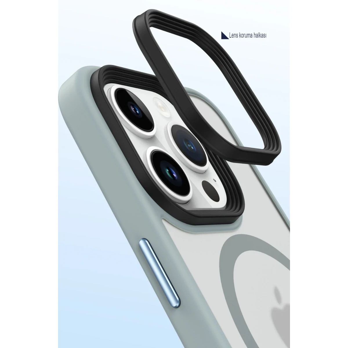 Newface Apple iPhone 14 Kılıf Trex Magneticsafe Kapak - Titan Gri — görsel 9