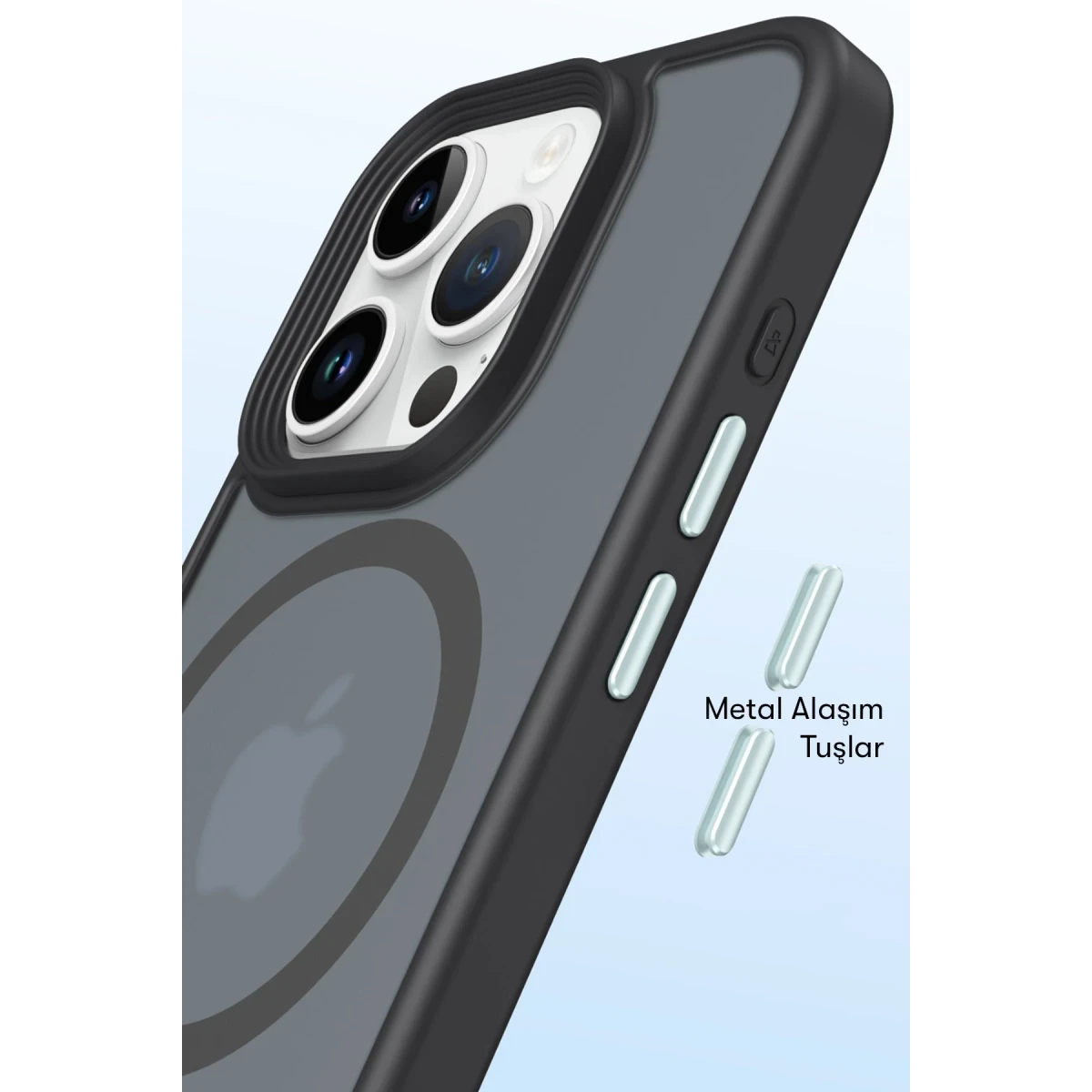 Newface Apple iPhone 14 Kılıf Trex Magneticsafe Kapak - Titan Gri — görsel 10