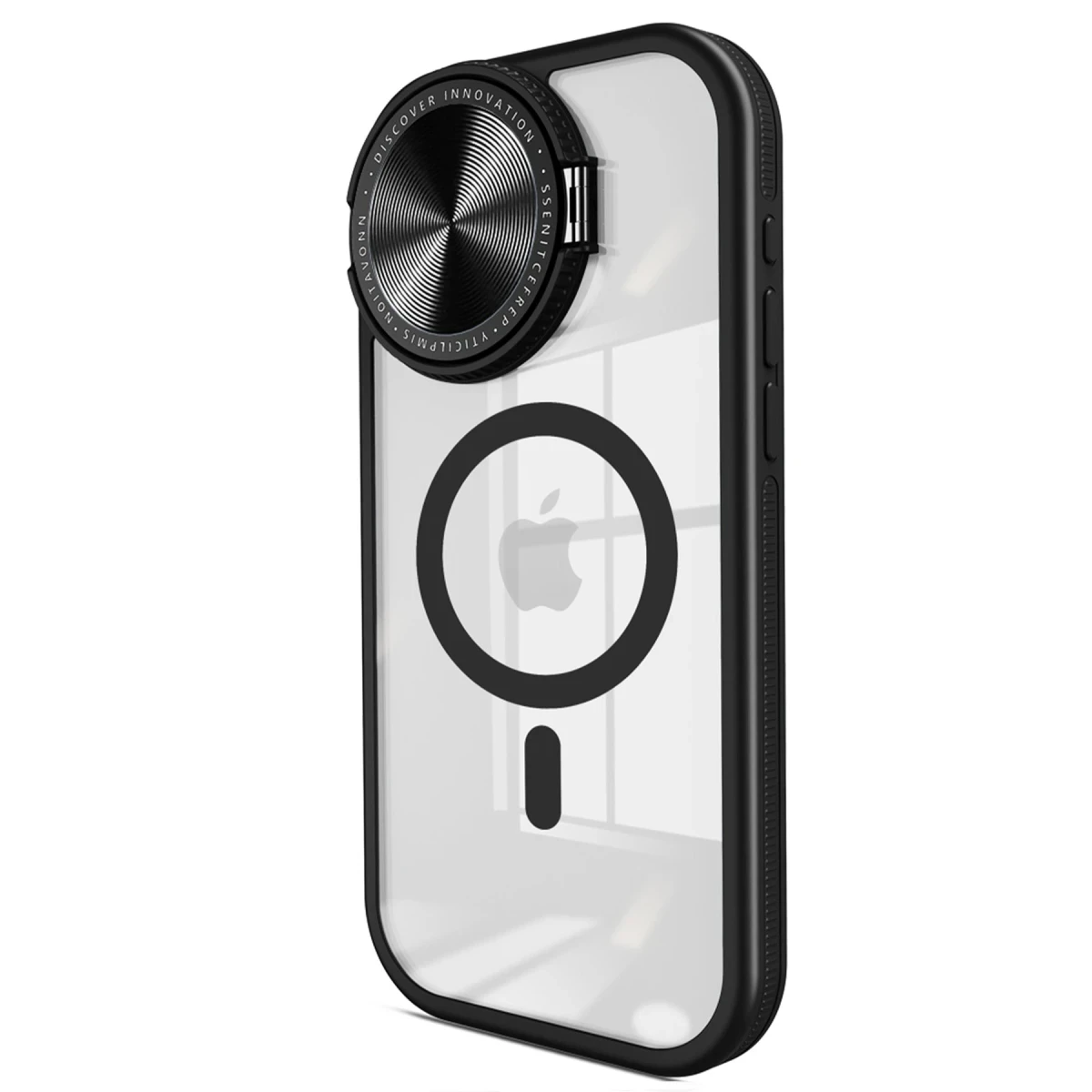 Newface Apple iPhone 11 Kılıf Teleskop Lens Magsafe Silikon Kapak - Siyah — görsel 5