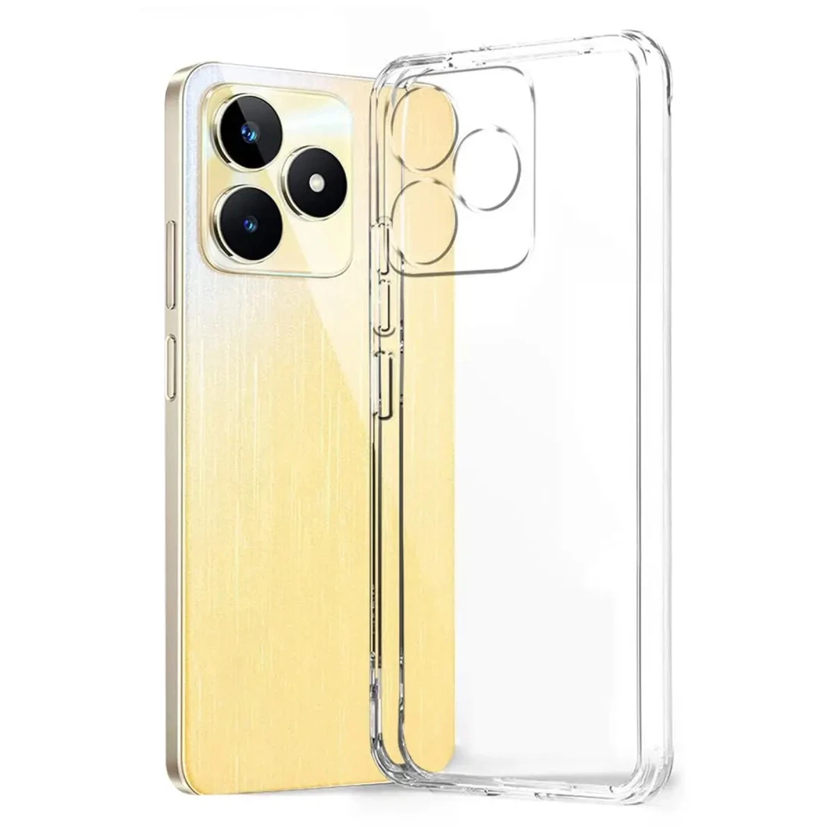 Newface Realme Note 50 4G Kılıf Lüx Şeffaf Silikon — görsel 2