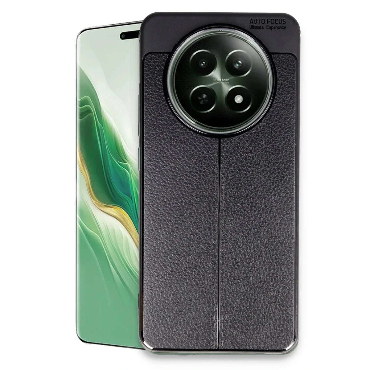 Newface Realme 12 5G Kılıf Auto Focus Kapak - Siyah — görsel 4