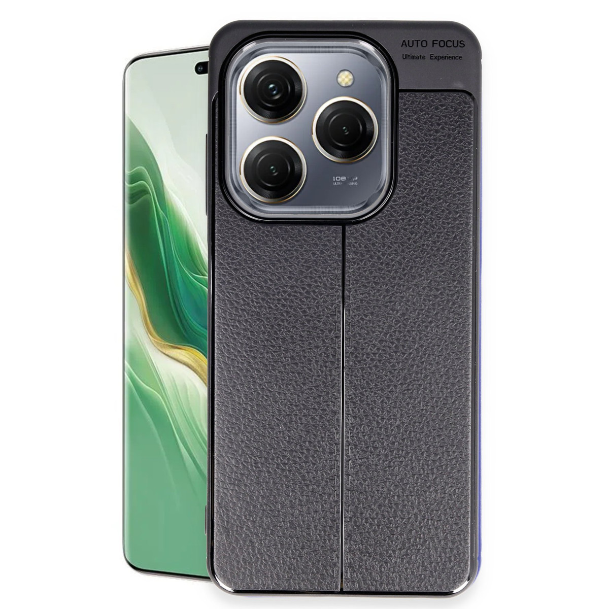 Newface Tecno Spark 20 Pro Kılıf Auto Focus Kapak - Siyah — görsel 7