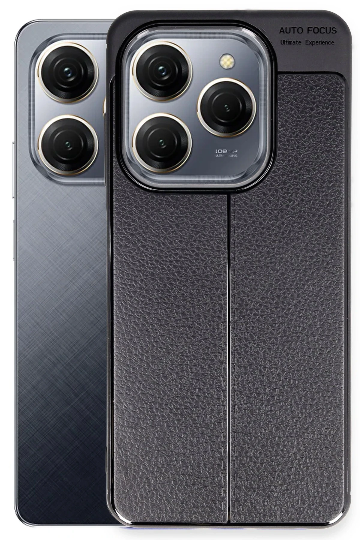 Newface Tecno Spark 20 Pro Kılıf Auto Focus Kapak - Siyah — görsel 2