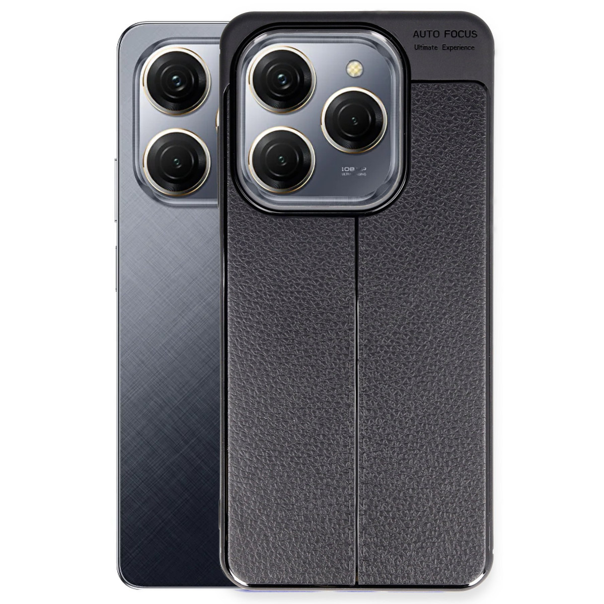 Newface Tecno Spark 20 Pro Kılıf Auto Focus Kapak - Siyah — görsel 8
