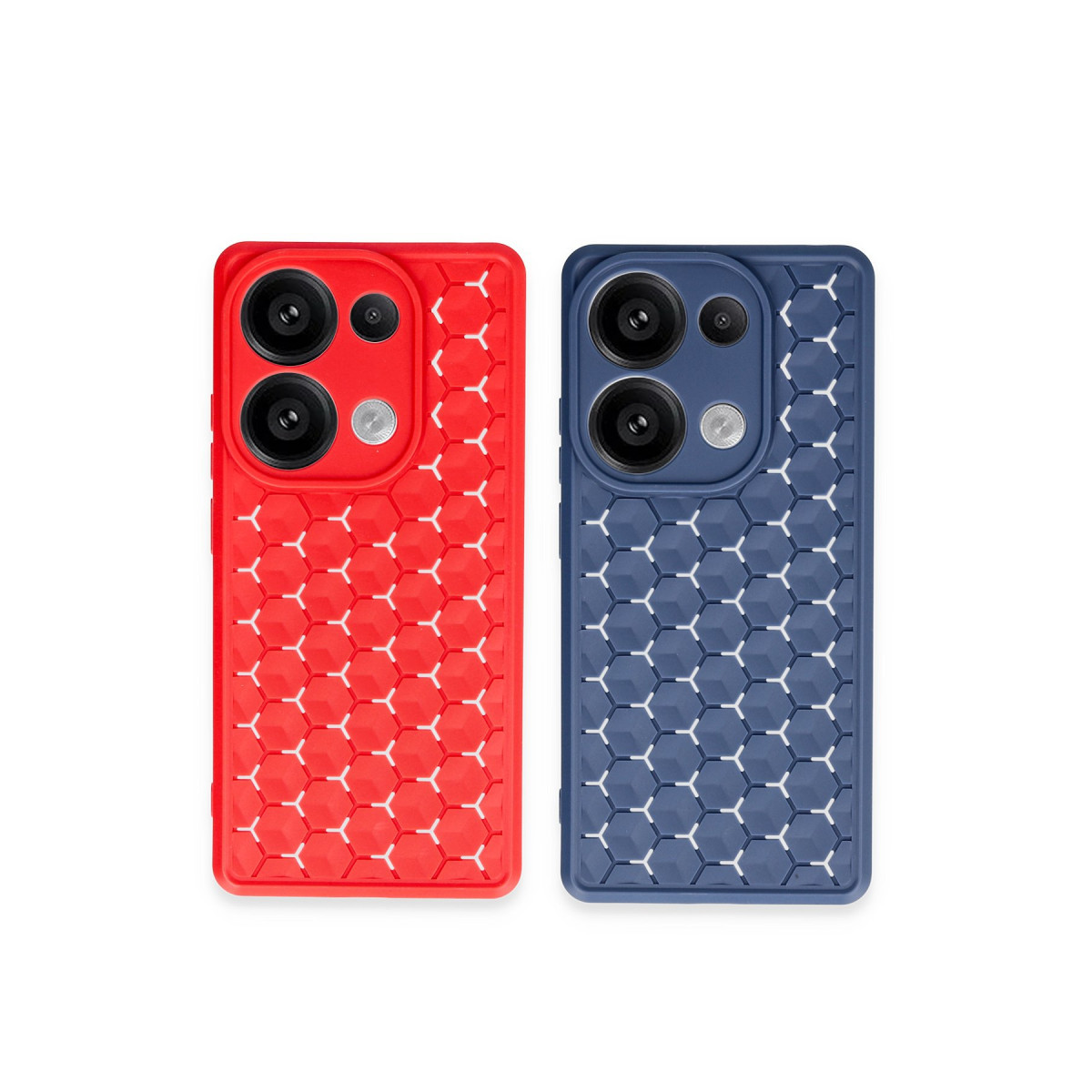 Newface Xiaomi Redmi Note 13 Pro 4G Kılıf Petek Silikon Kapak - Siyah — görsel 8