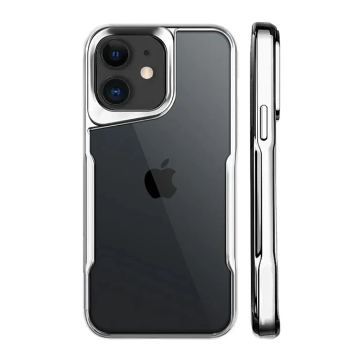 Newface Apple iPhone 11 Kılıf Boyi Silikon Kapak - Gümüş