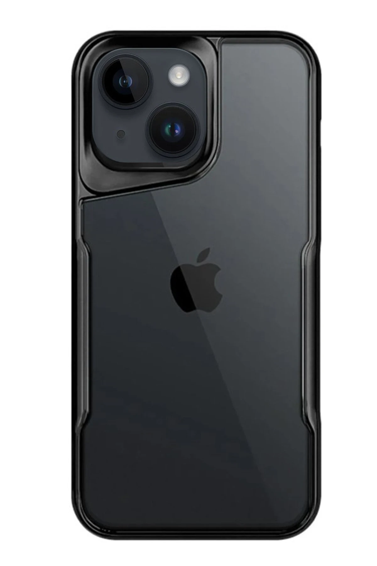 Newface Apple iPhone 15 Kılıf Boyi Silikon Kapak - Siyah