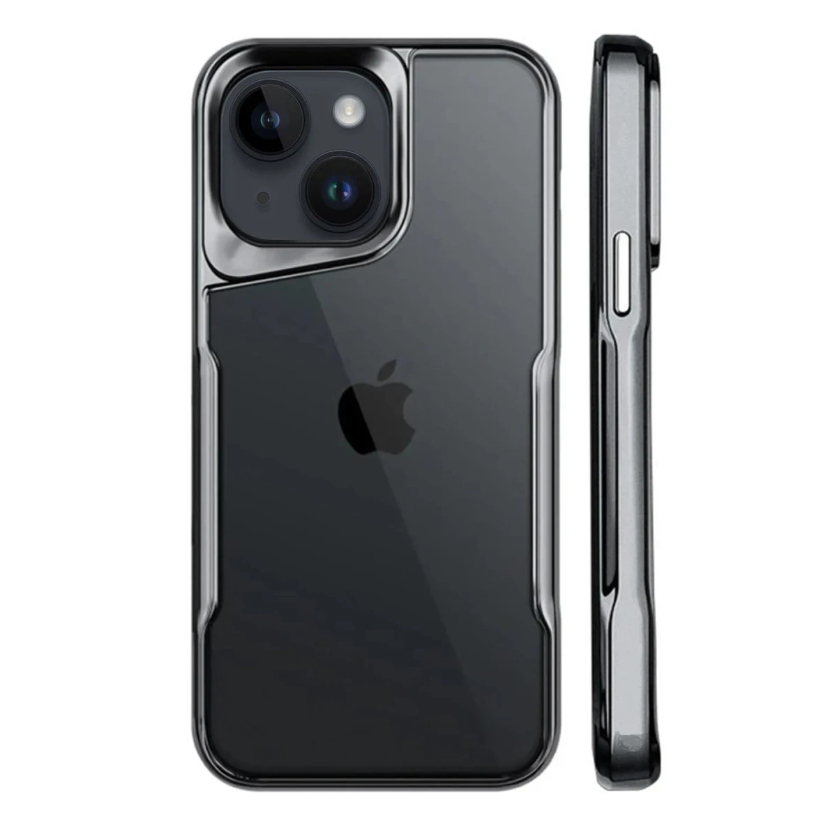 Newface Apple iPhone 15 Kılıf Boyi Silikon Kapak - Titan Gri