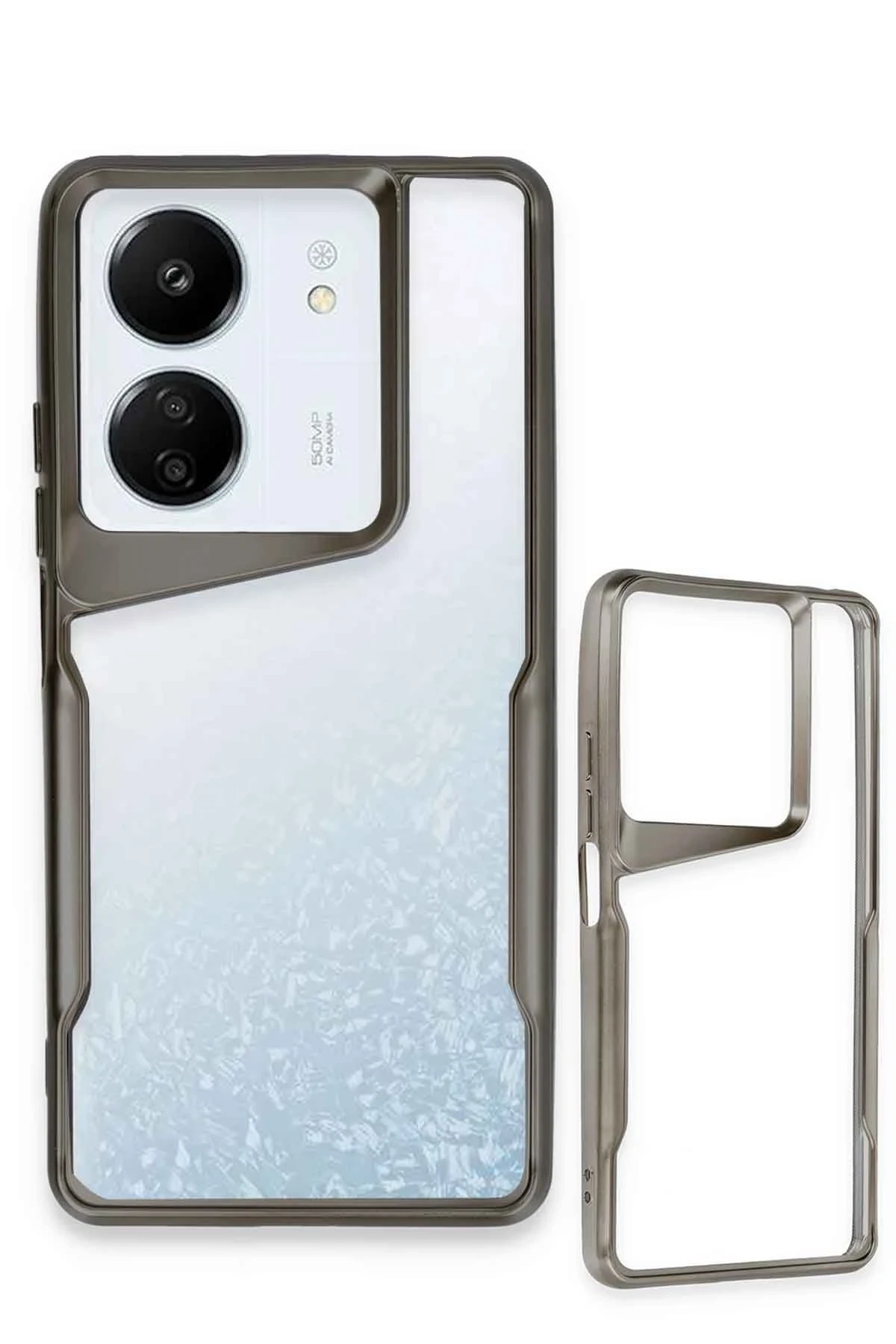 Newface Xiaomi Redmi 13C Kılıf Boyi Silikon Kapak - Siyah — görsel 3