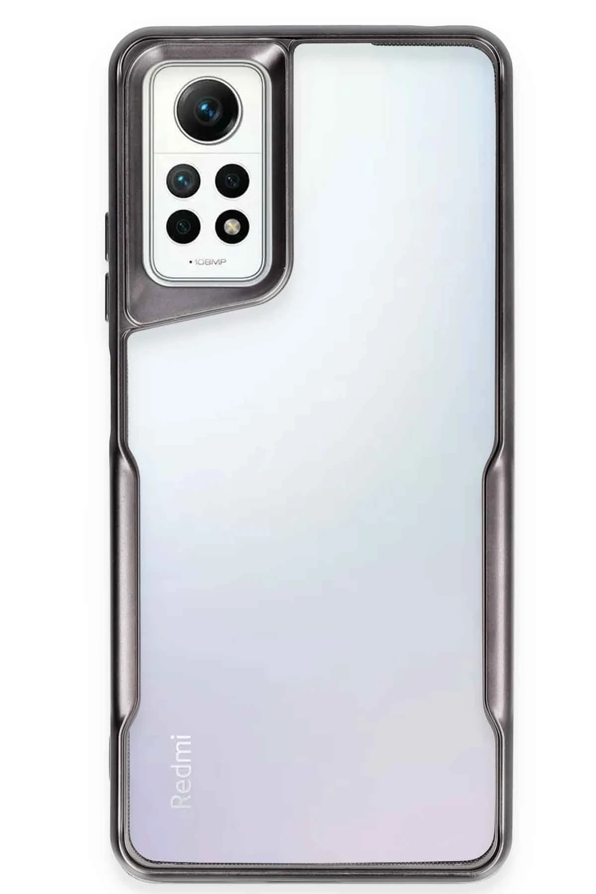 Newface Xiaomi Redmi Note 12 Pro 4G Kılıf Boyi Silikon Kapak - Siyah
