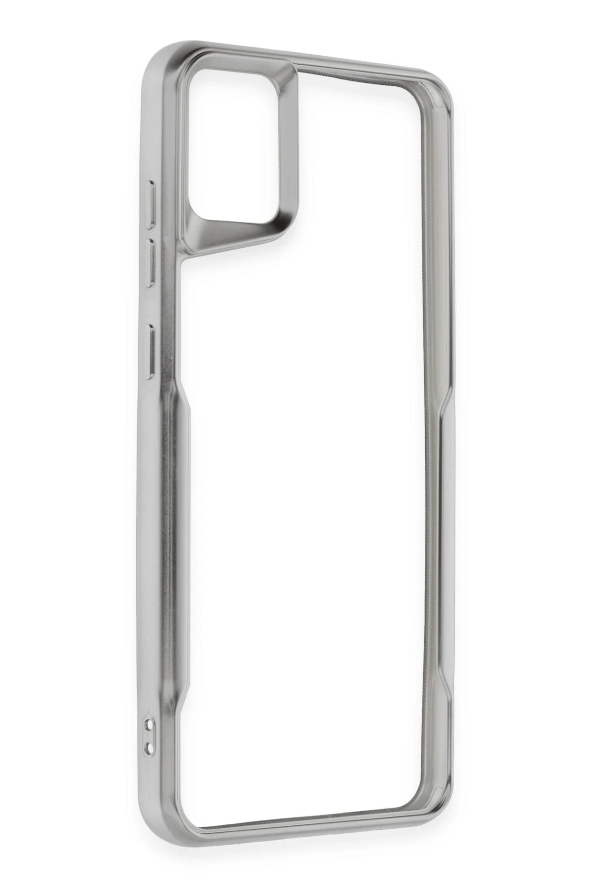 Newface Samsung Galaxy A05 Kılıf Boyi Silikon Kapak - Gümüş