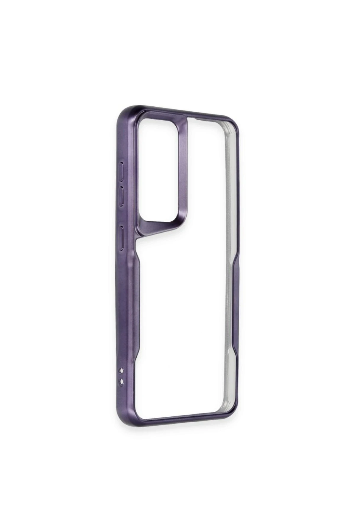 Newface Samsung Galaxy A15 4G Kılıf Boyi Silikon Kapak - Derin Mor