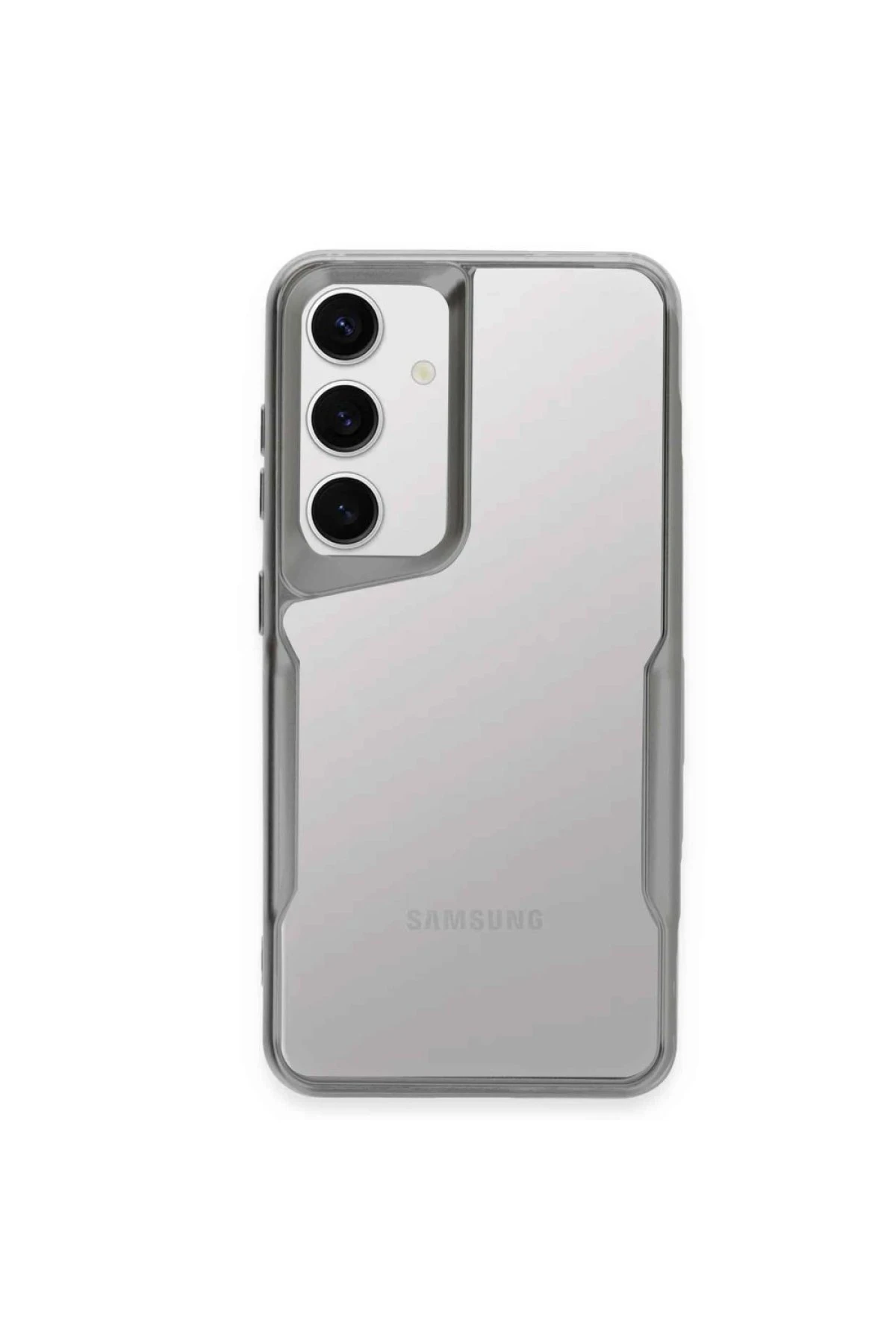 Newface Samsung Galaxy A25 5G Kılıf Boyi Silikon Kapak - Gümüş