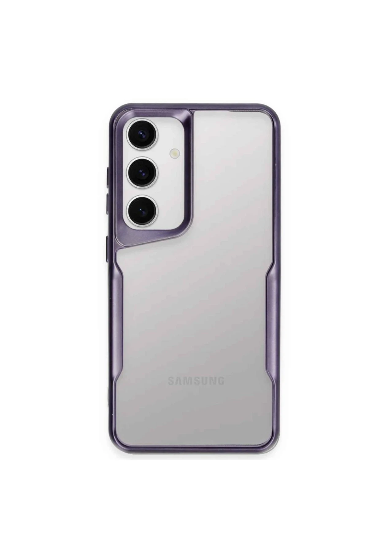 Newface Samsung Galaxy A35 5G Kılıf Boyi Silikon Kapak - Derin Mor