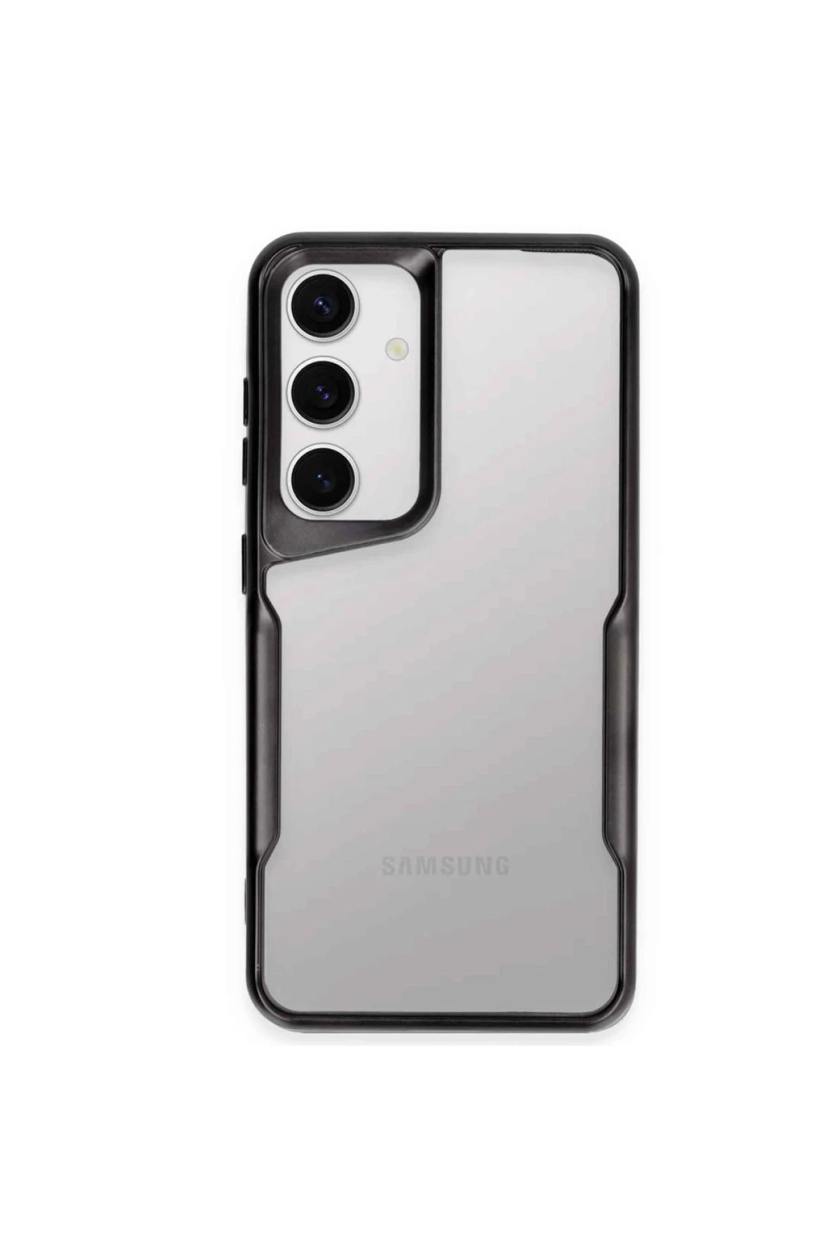 Newface Samsung Galaxy A55 5G Kılıf Boyi Silikon Kapak - Siyah