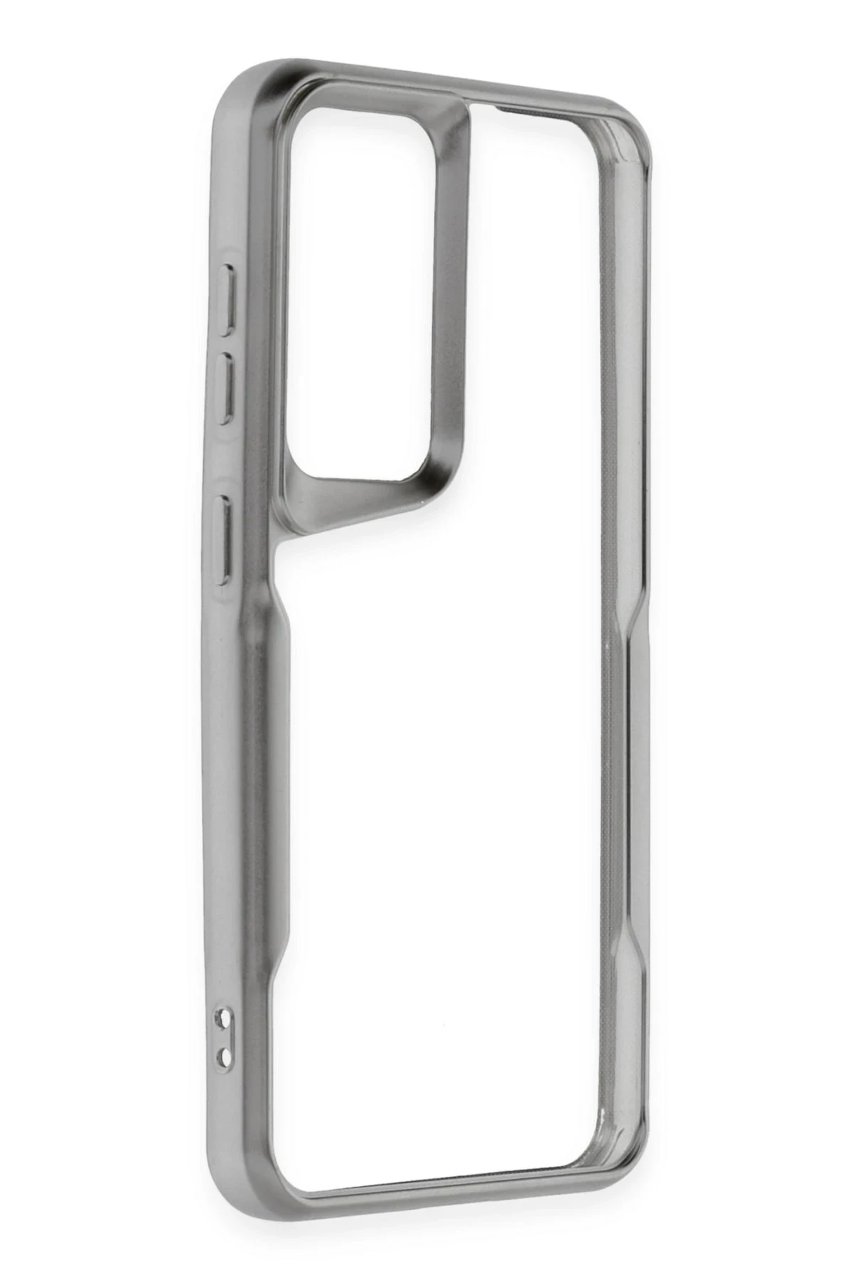 Newface Samsung Galaxy S24 Kılıf Boyi Silikon Kapak - Gümüş