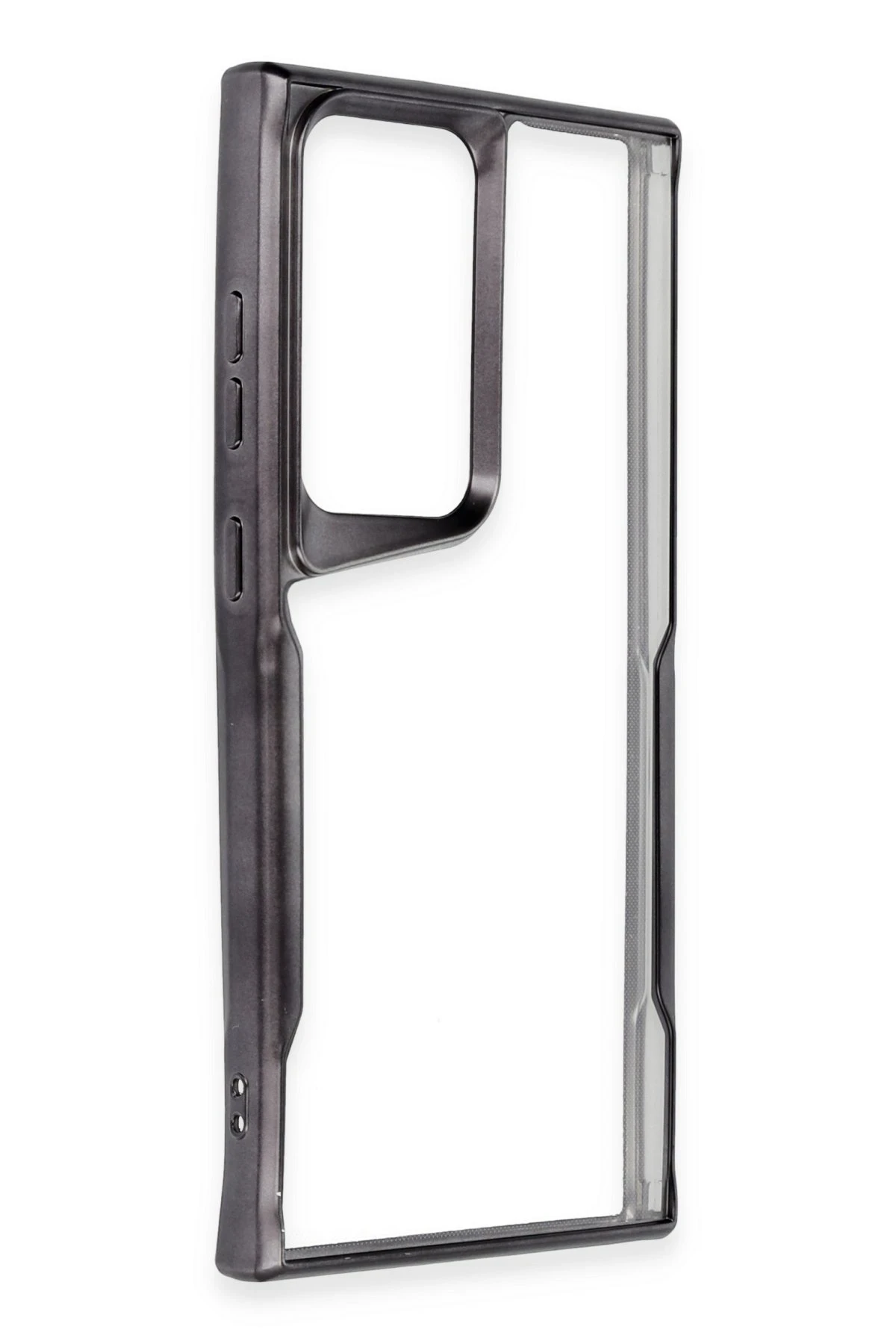 Newface Samsung Galaxy S24 Ultra Kılıf Boyi Silikon Kapak - Siyah