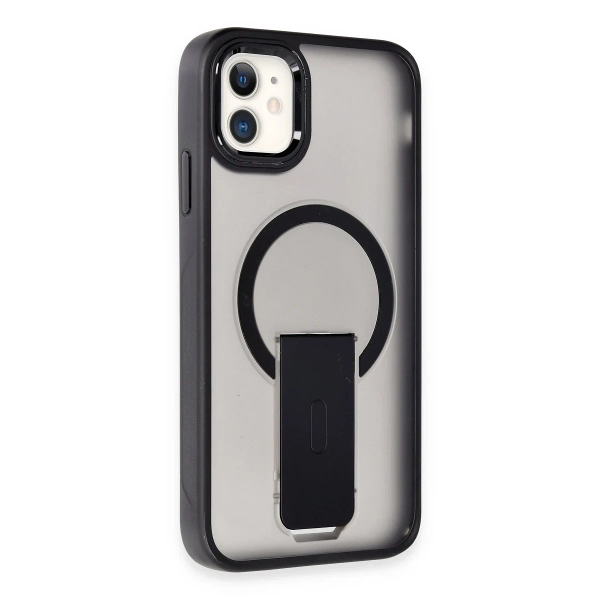 Newface Apple iPhone 11 Tork Magsafe Standlı Kapak - Siyah — görsel 6