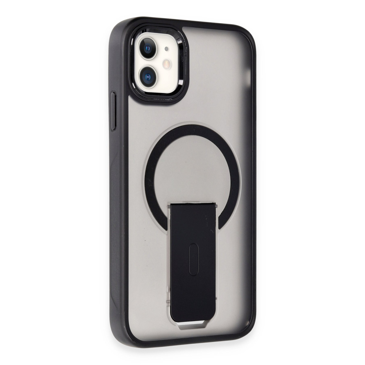 Newface Apple iPhone 11 Tork Magsafe Standlı Kapak - Siyah — görsel 11