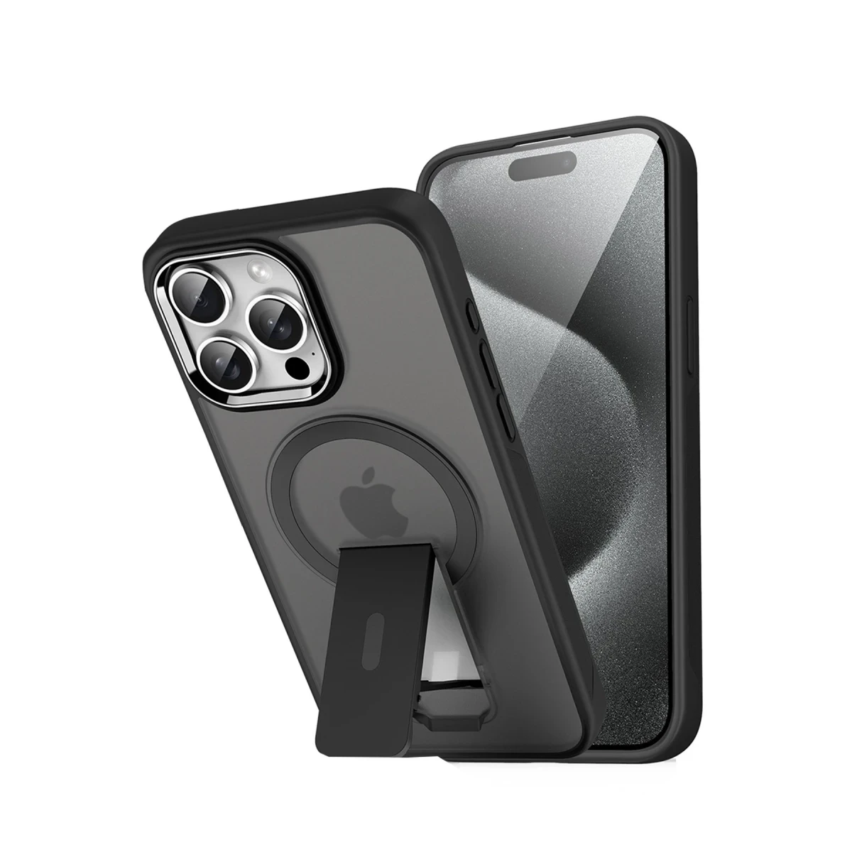 Newface Apple iPhone 14 Pro Max Tork Magsafe Standlı Kapak - Siyah — görsel 7