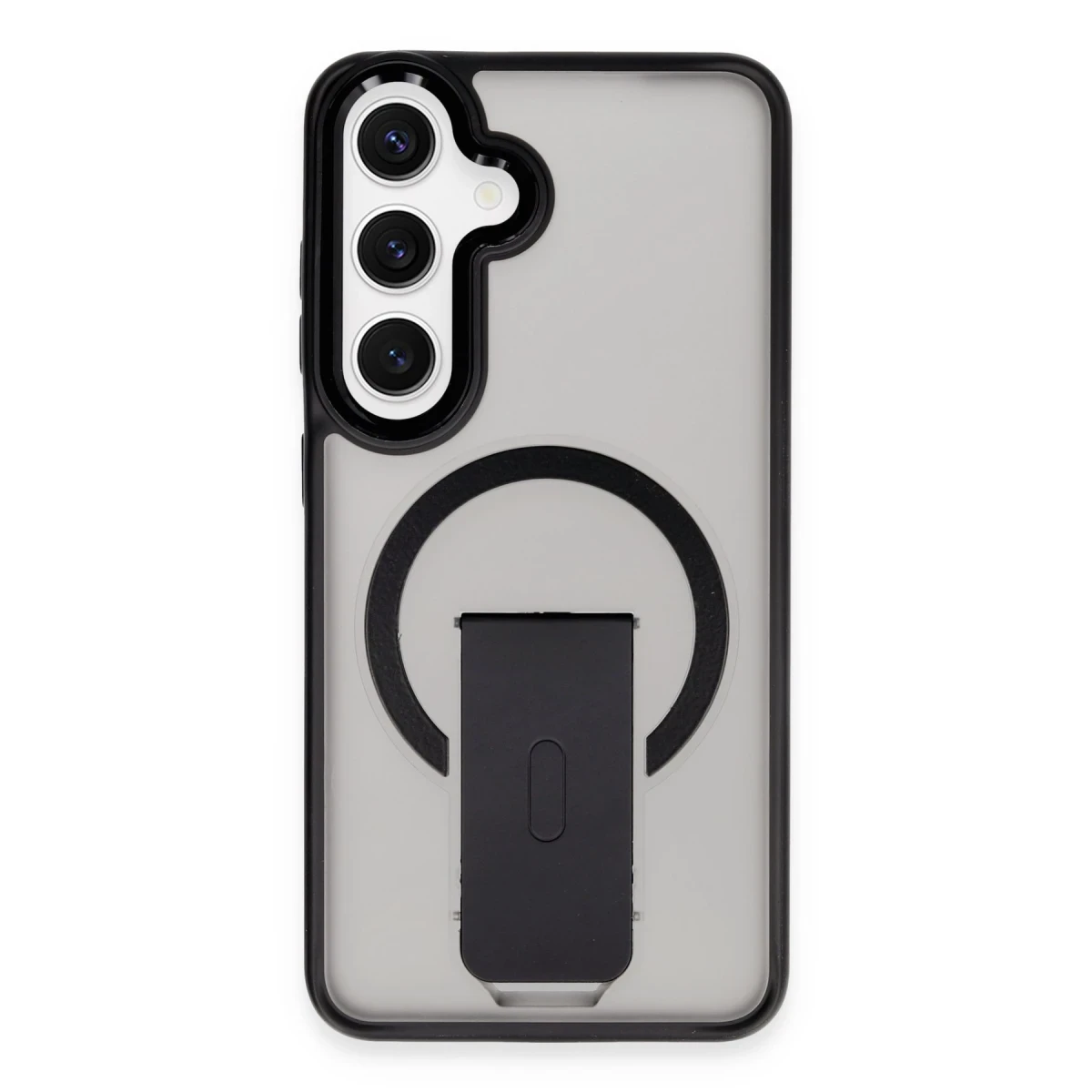 Newface Samsung Galaxy S24 Plus Tork Magsafe Standlı Kapak - Siyah — görsel 4