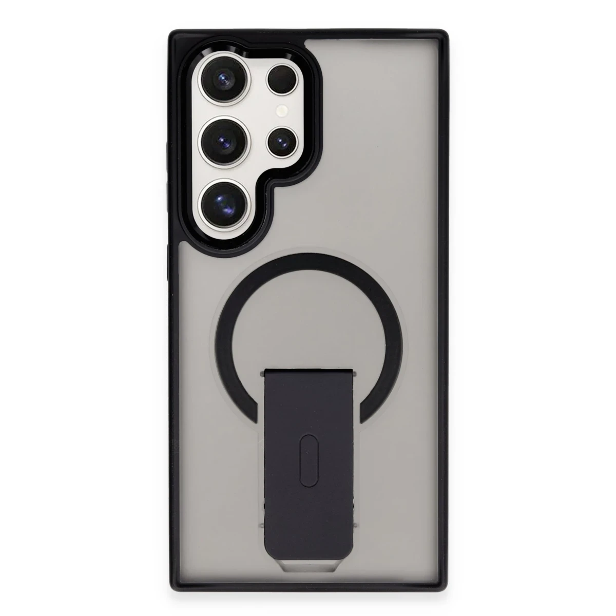 Newface Samsung Galaxy S23 Ultra Tork Magsafe Standlı Kapak - Siyah — görsel 4