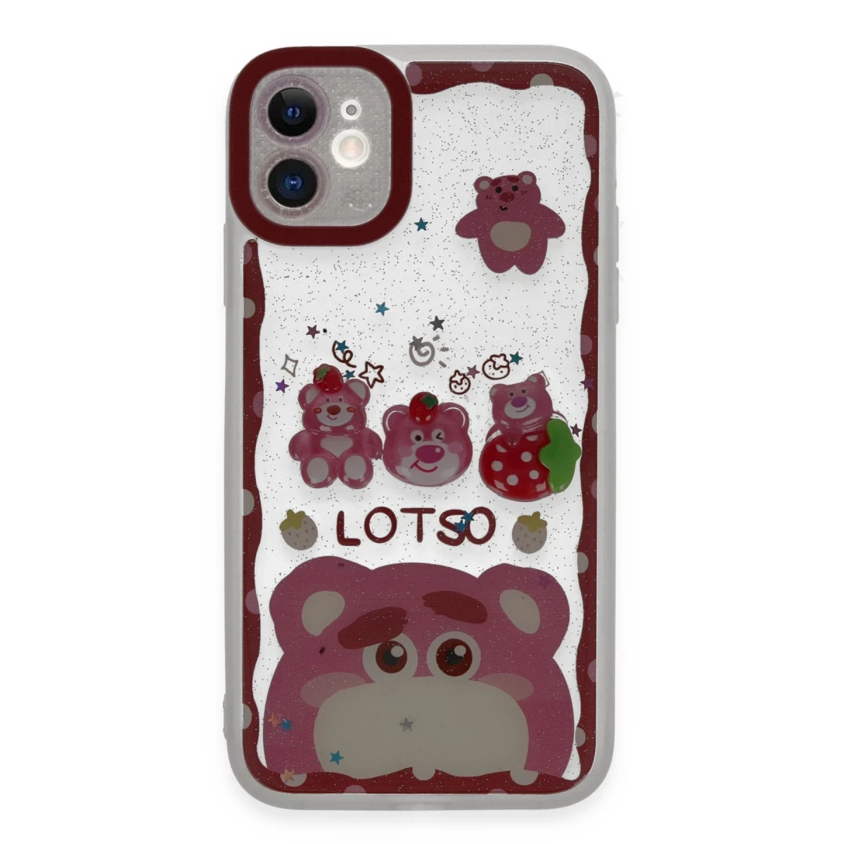 Newface Apple iPhone 11 Kılıf Sweet Desenli Silikon Kapak - Pembe — görsel 3